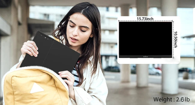 for InnoView 2K 180HZ Portable Monitor, 18'' OD Gameplus 2560x1600 QHD 100% sRGB Portable Gaming Monitor Cell Phone PC Loptop Ex