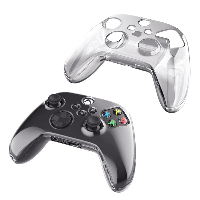 1PC Transparent Clear Crystal Case Hard Controller Protective Cover Handle Shell for Xbox Series X Controller