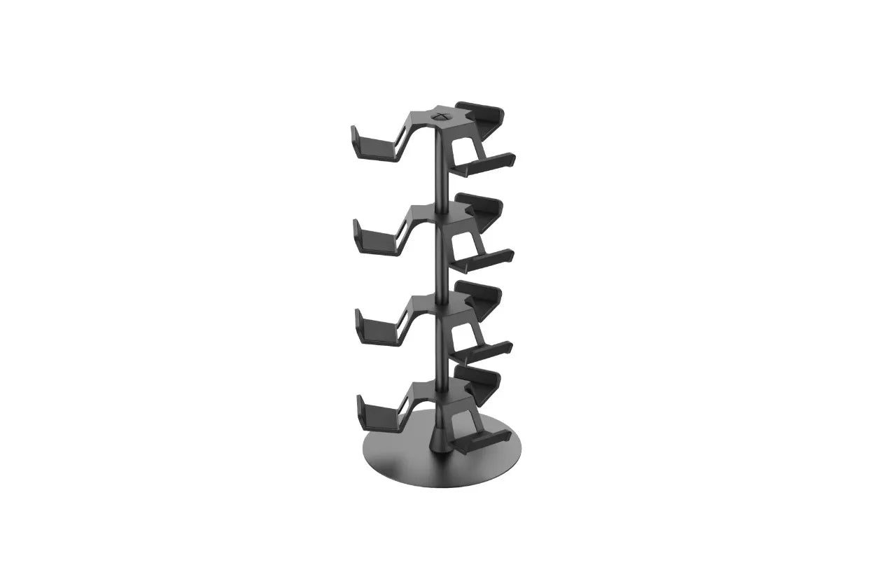3-Tier Game Controller Stand, Holds 12 Controllers, Black Controller Organizer Compatible For PS5,4/One/Switch Pro