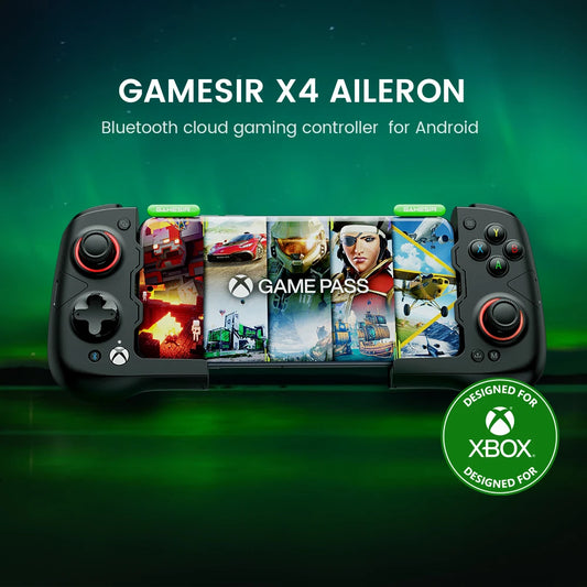 Gamesir X4 Aileron X4A XBOX Controller Wireless Mobile Gaming Controller for Android PC Bluetooth Hall Effect Joysticks Portable