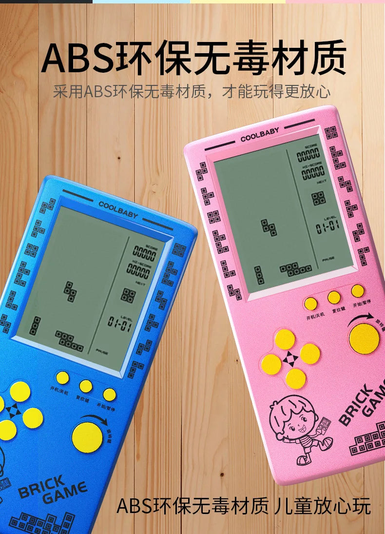 Portable Retro Gaming  Console 4.1 Inch Large Screen Children's Nostalgic Pocket Game Console Kids Game Toys