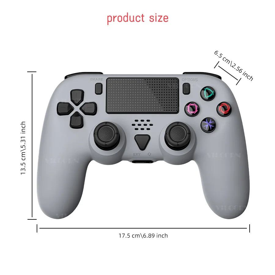 Wireless Gamepad for PS5 Bluetooth-compatible Game Controller for Playstation 5/PS5 Slim/PS5 Pro Joystick with Macro Programming