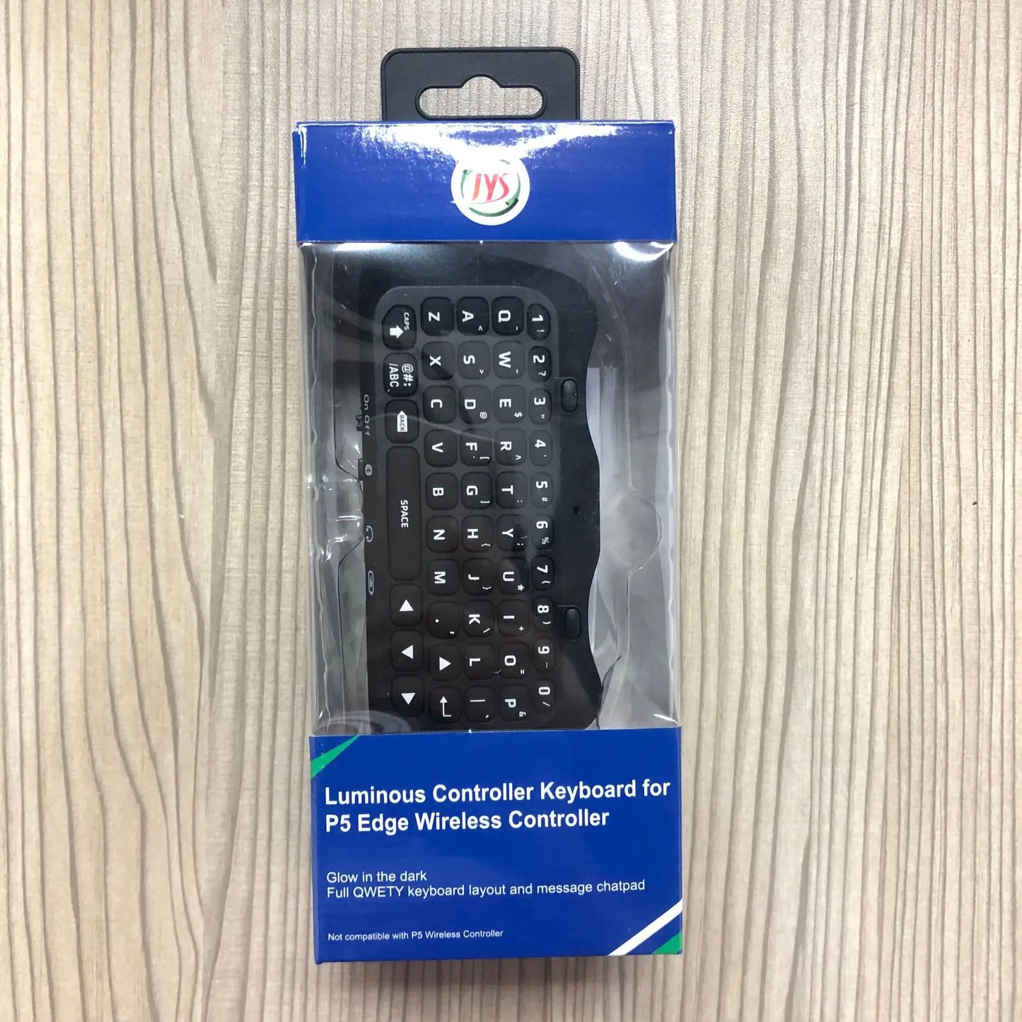 Controller Keyboard Bluetooth-Compatible Wireless Keyboard Green Backlight Built-in Speaker for PS5 Elite Handle