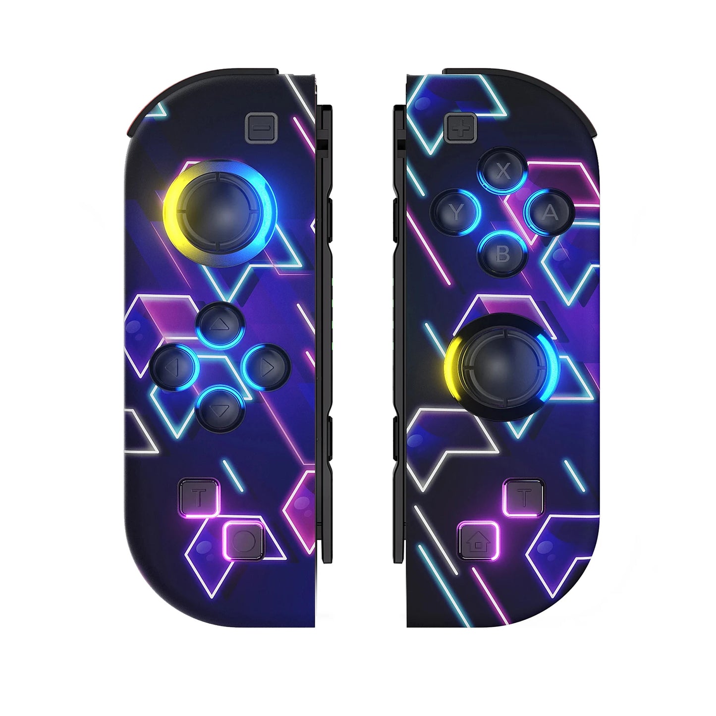 BT 5.2 Switch Joy Controller L/R RGB LED Joypad Gamepad For Nintend Switch/Oled/Lite Joystick with Dual Vibration 6-Axis Wake up
