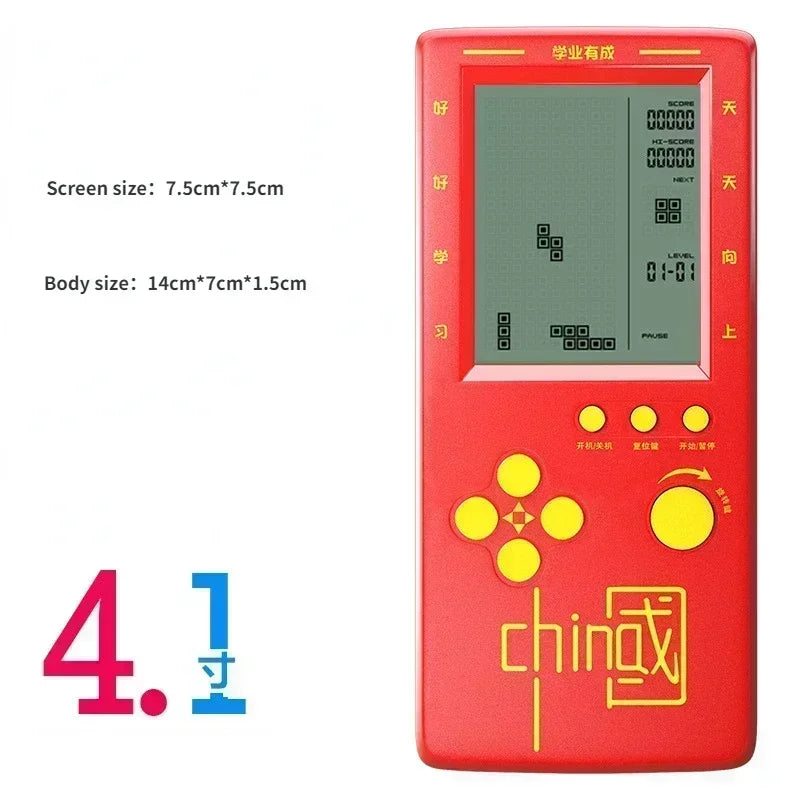 Portable Retro Gaming  Console 4.1 Inch Large Screen Children's Nostalgic Pocket Game Console Kids Game Toys