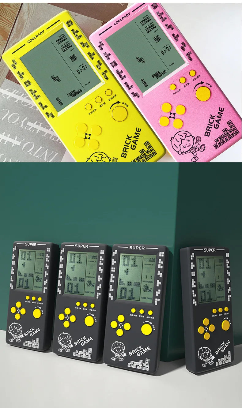 Portable Retro Gaming  Console 4.1 Inch Large Screen Children's Nostalgic Pocket Game Console Kids Game Toys