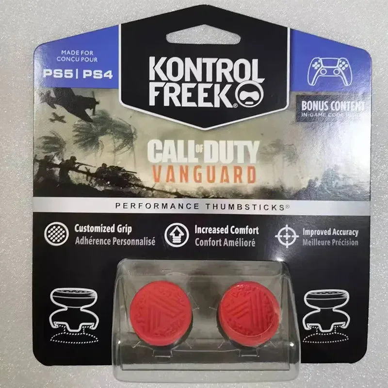 Freek Galaxy thumb grips with high performance for Playstation4 Playstation5 analog joystick controller in medium range shooting