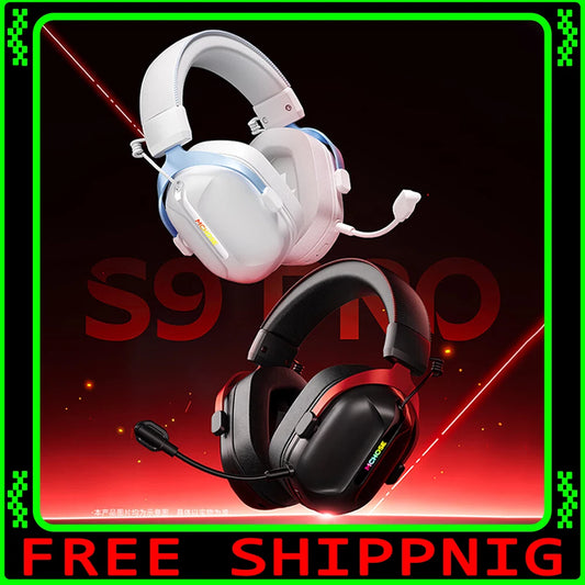 MCHOSE S9 Pro E-sport Gaming Headphone 3-mode Wireless Aluminum Alloy AI Noise Reduction Gaming Headset Gaming Accessory Custom
