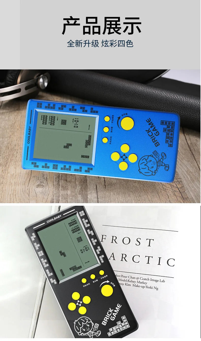 Portable Retro Gaming  Console 4.1 Inch Large Screen Children's Nostalgic Pocket Game Console Kids Game Toys