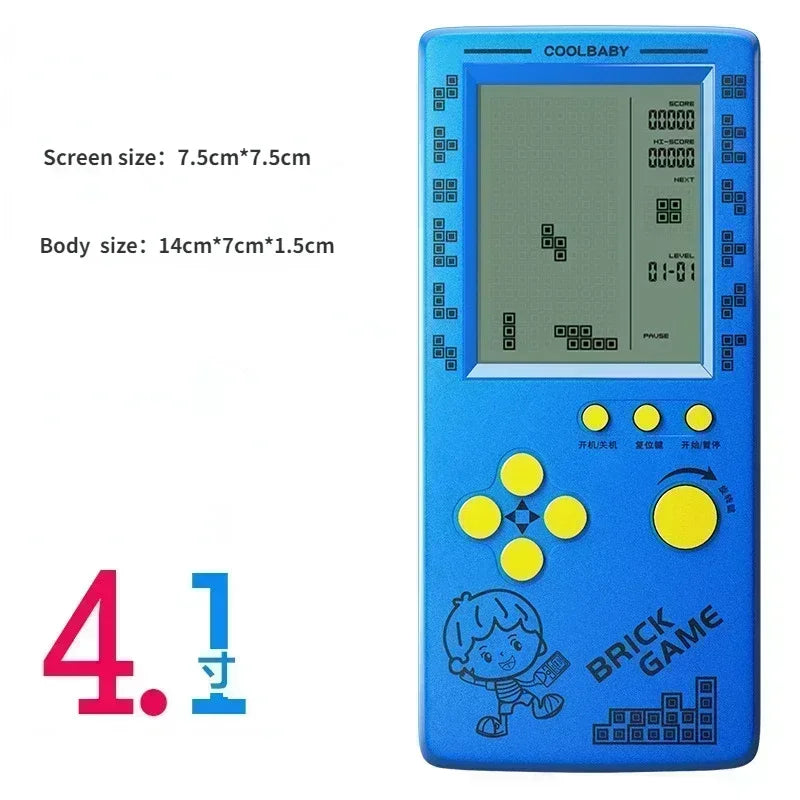 Portable Retro Gaming  Console 4.1 Inch Large Screen Children's Nostalgic Pocket Game Console Kids Game Toys