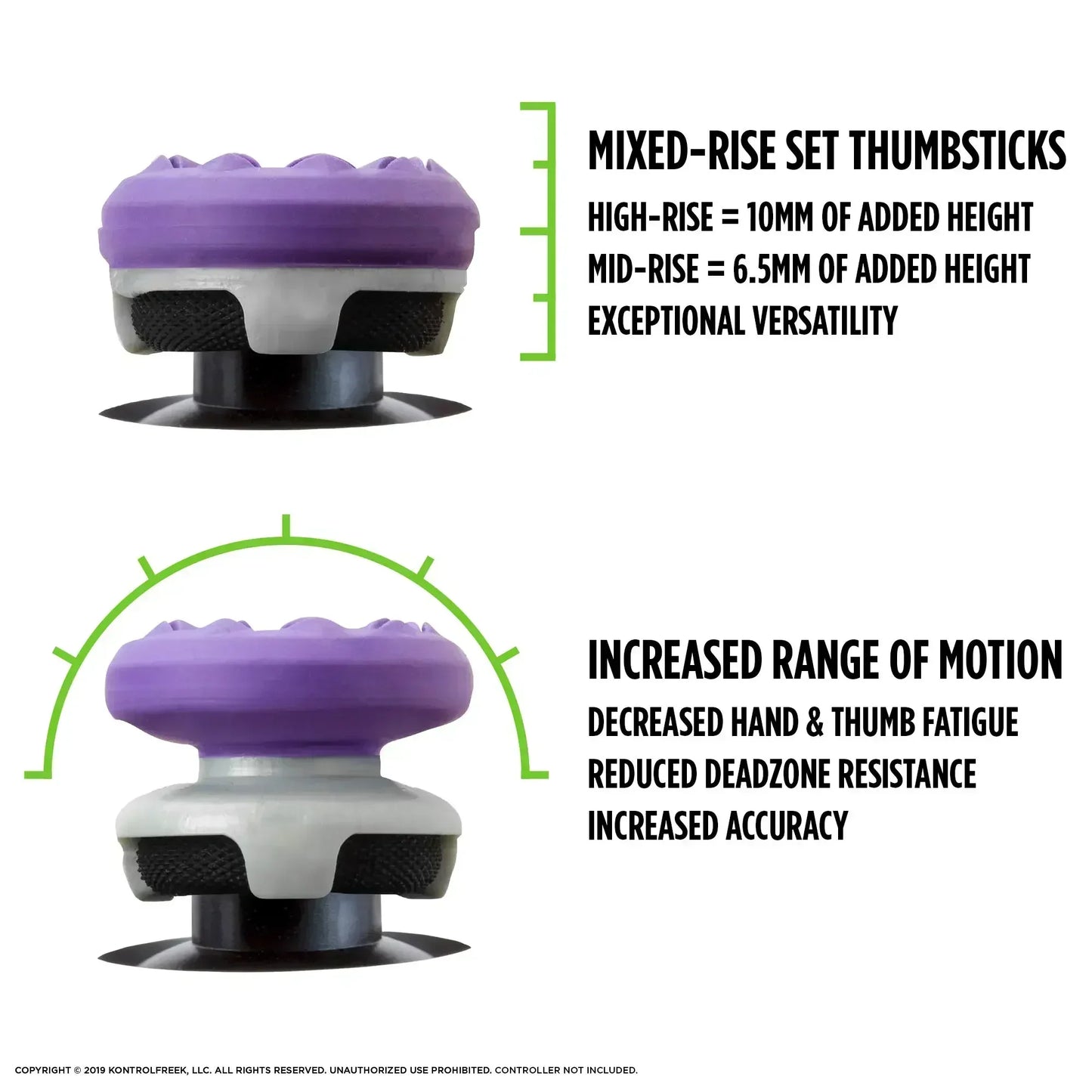 Freek Galaxy Performance Thumb Grip Caps Silicone Analog Stick Protect Non-Slip Cap Cover For Xbox one Series S/X Controller