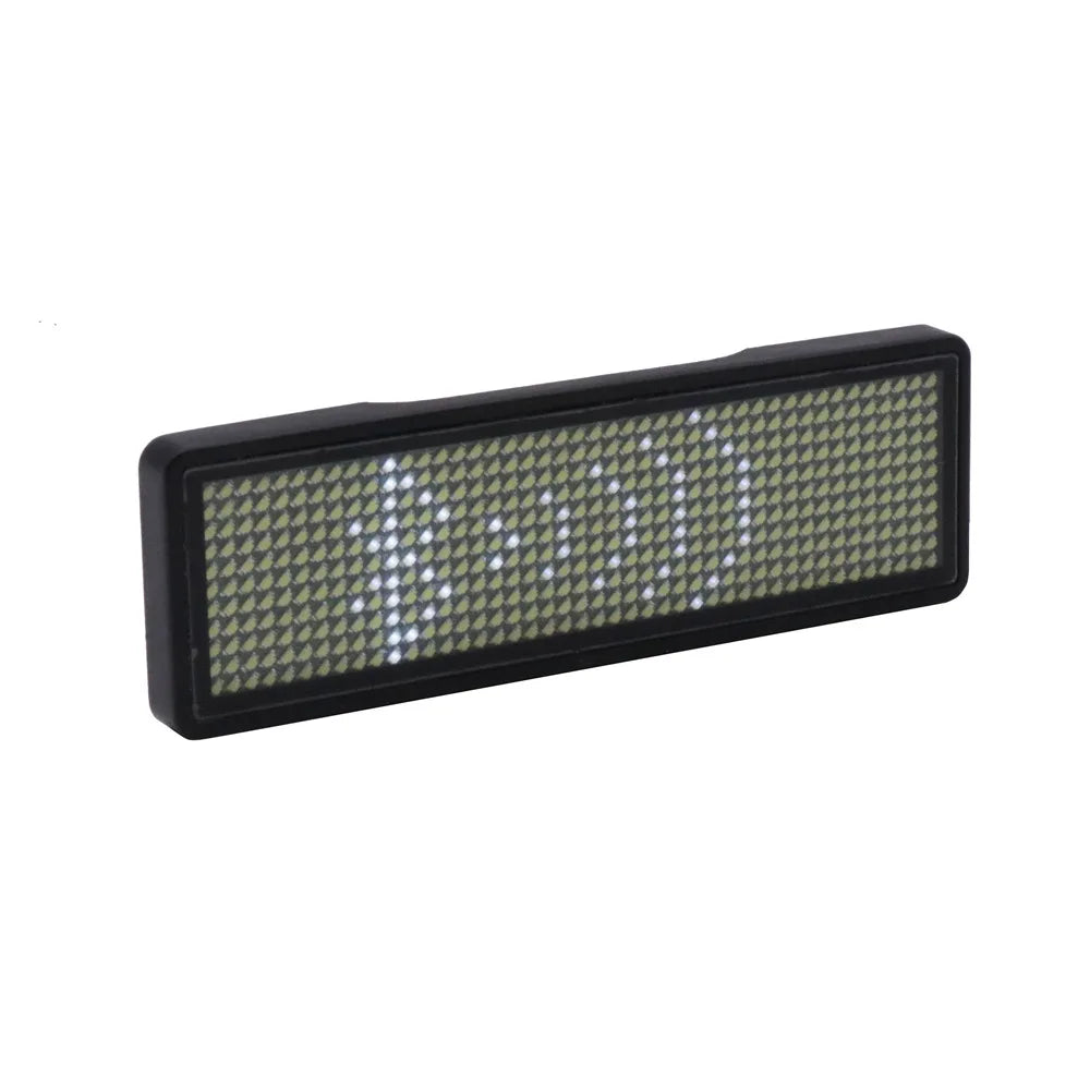 LED Name Badge Multi-color LED Display DIY Programmable Scrolling Message Light Board Mobile Control Text Message Light Board