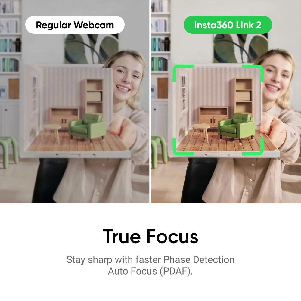 Insta360 Link 2 & Link 2C: AI-Driven 4K Webcam for Pro Streaming, Zoom Calls & Content Creation