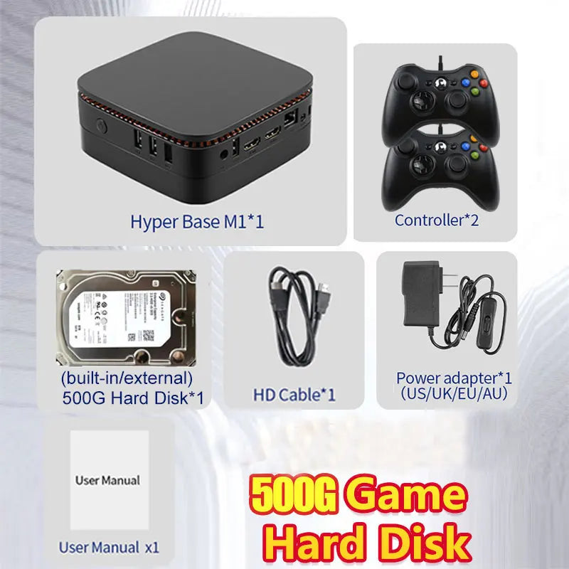 Ultimate Gaming Console - 99999+GAME 8G Windows 11 2TB System For PS2 PS3 WII SS GAMECUBE Sega Saturn Retro Intel Game Box