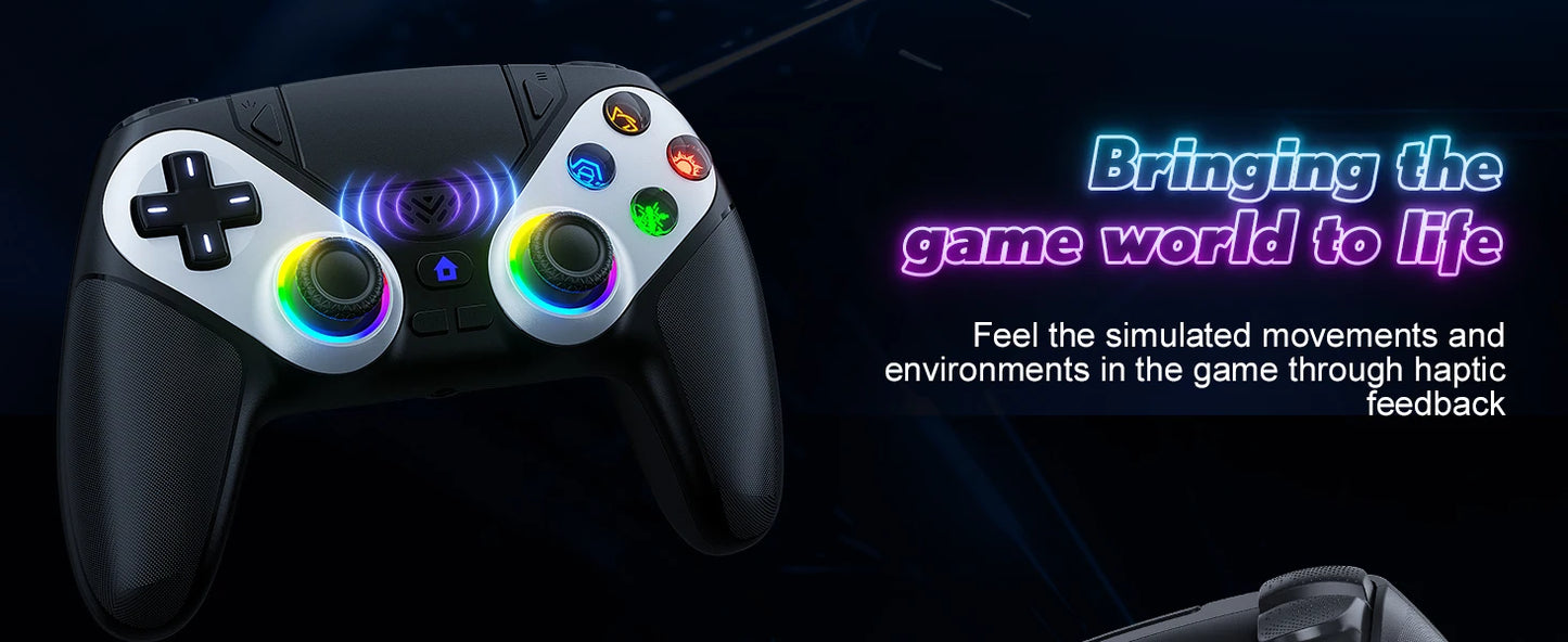 Ps5 Wireless Controller For Ps5 Console Gaming Controller Bluetooth Gamepad With Turbo Dual Sense Vibrate Programming