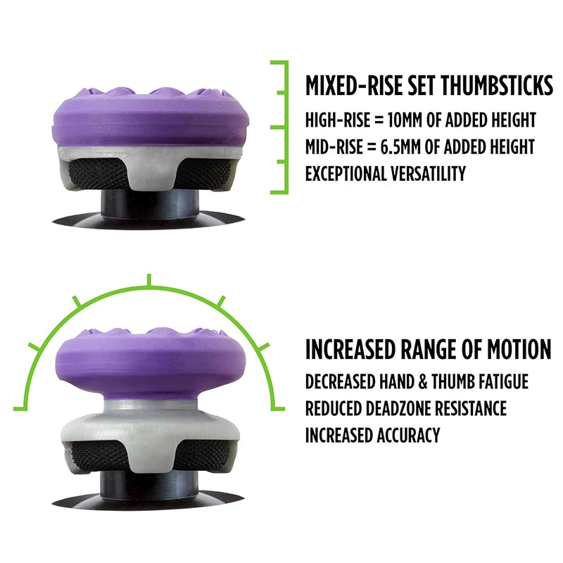 Freek Galaxy FPS For Playstation PS4 High-Rise Analog Stick PS5 Joystick Controller Performance Command Stick Game Silicone Cap