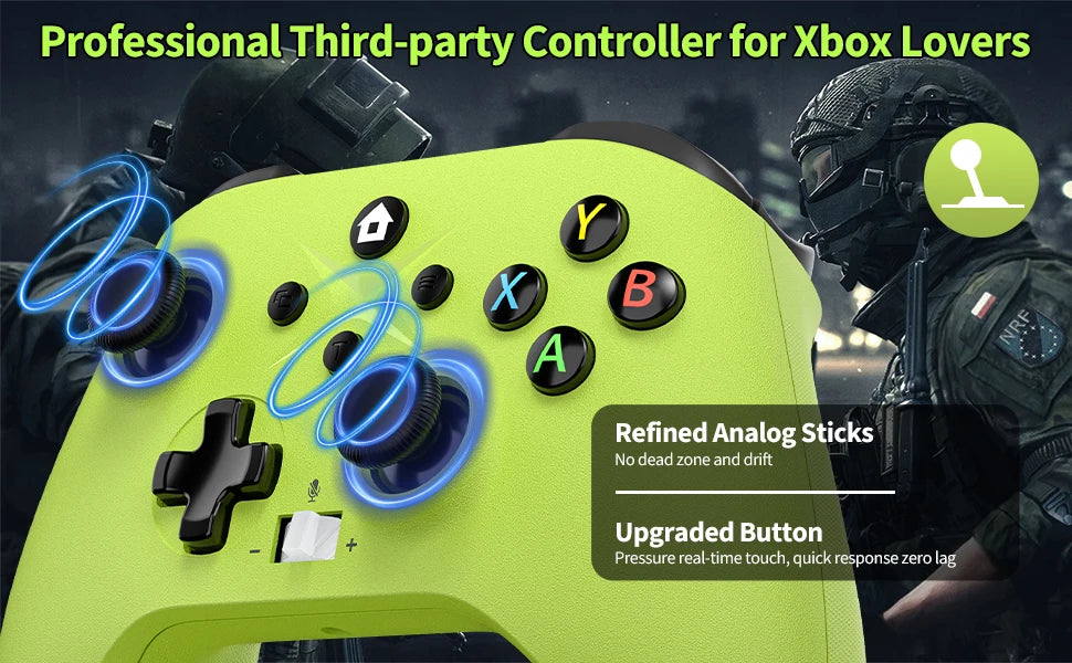 Game Controller For XBOX ONE ,XBOX SERIS S,X Gaming Joystick  2.4G Wireless Controllers Handle PC Control Windows 7/8/10 Gamepad