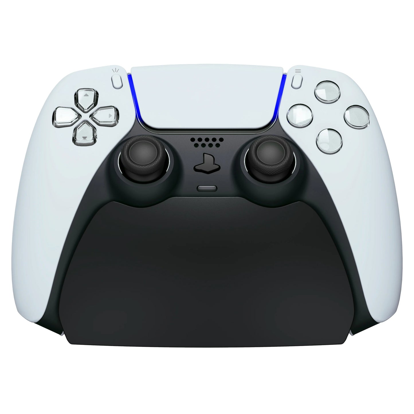 PlayVital Controller Display Stand for ps5, Gamepad Accessories Desk Holder with Rubber Pads for ps5 Controller - 4 Colors