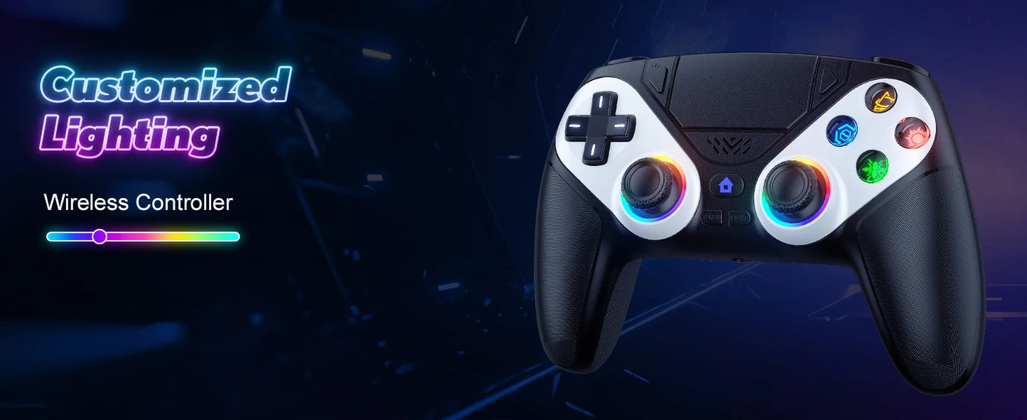 Ps5 Wireless Controller For Ps5 Console Gaming Controller Bluetooth Gamepad With Turbo Dual Sense Vibrate Programming