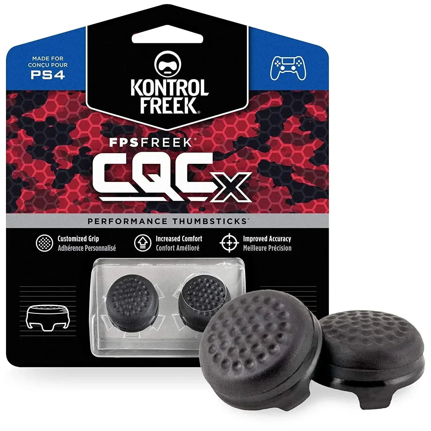 Freek Galaxy thumb grips with high performance for Playstation4 Playstation5 analog joystick controller in medium range shooting