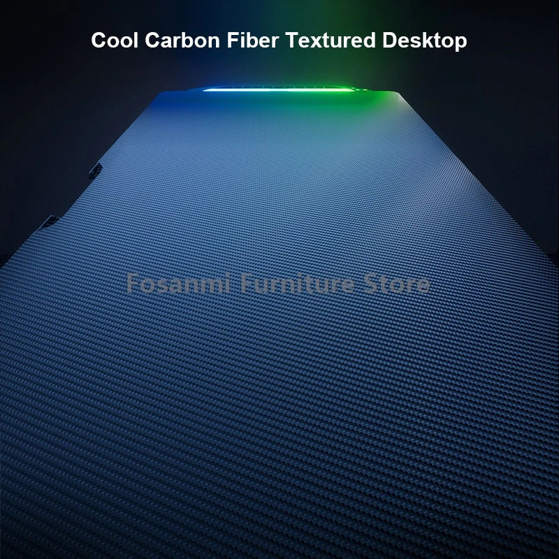 Electric Adjustable Height Computer Desk Carbon Fiber Gaming Table for Home Sturdy and Spacious Room Motion Desk Standing Table