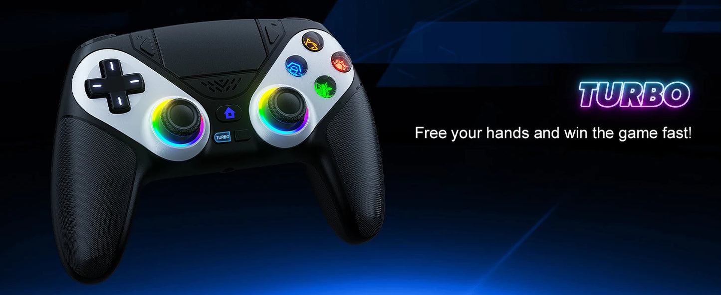 Ps5 Wireless Controller For Ps5 Console Gaming Controller Bluetooth Gamepad With Turbo Dual Sense Vibrate Programming