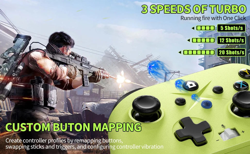 Game Controller For XBOX ONE ,XBOX SERIS S,X Gaming Joystick  2.4G Wireless Controllers Handle PC Control Windows 7/8/10 Gamepad