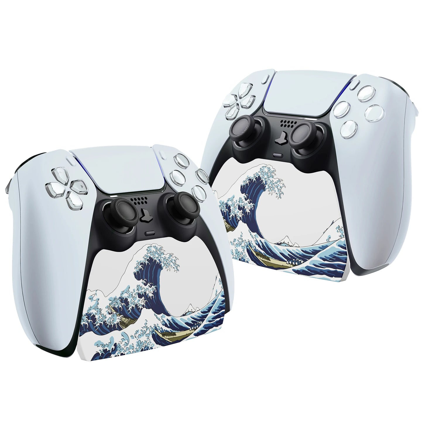 PlayVital Controller Display Stand for ps5, Gamepad Accessories Desk Holder with Rubber Pads for ps5 Controller - 4 Colors