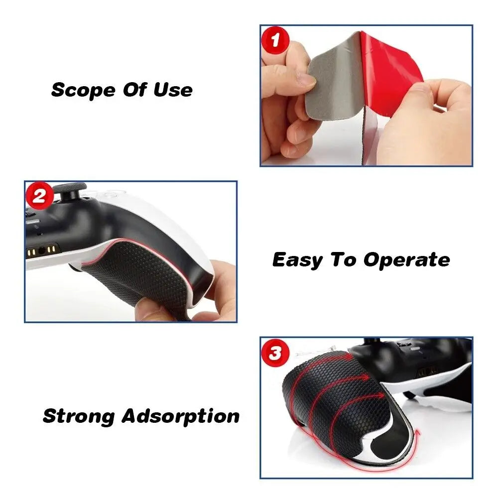 PlayVital Anti-Slip Silicone Controller Grip Tape for ps5 Controller