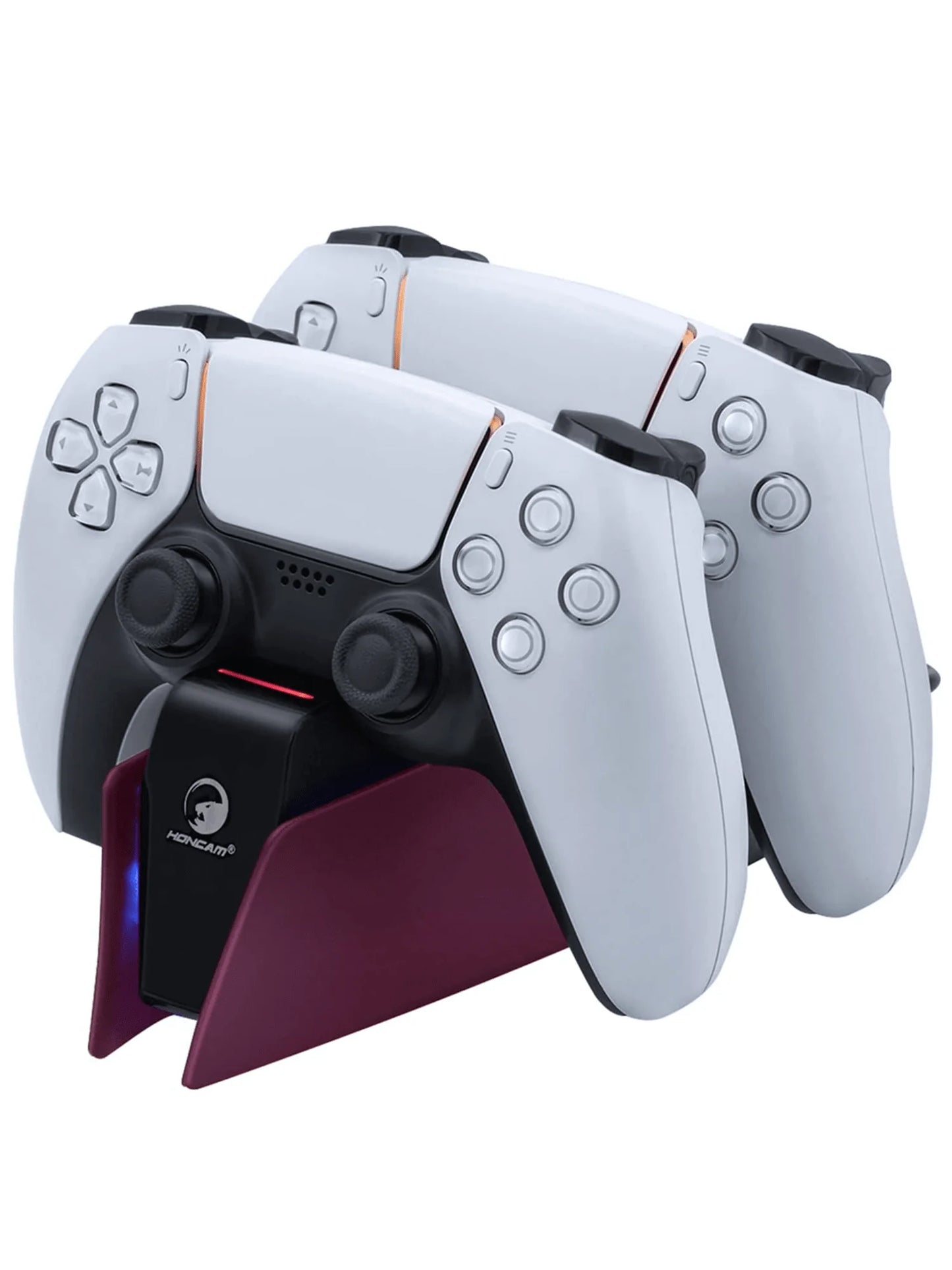 Controller Charging Station with Dual Fast Charger Dock for PS5 DualSense Wireless Controller with LED Charging Indicators