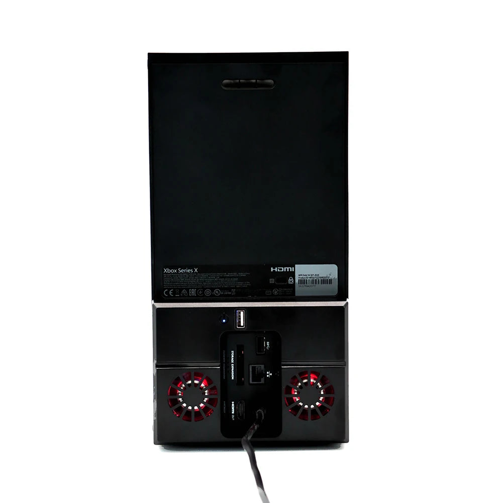 Cooling Fan for Xbox Series X Vertical Cooling Stand Cooling System with Colorful RGB Lights &  USB Port for Xbox Series X