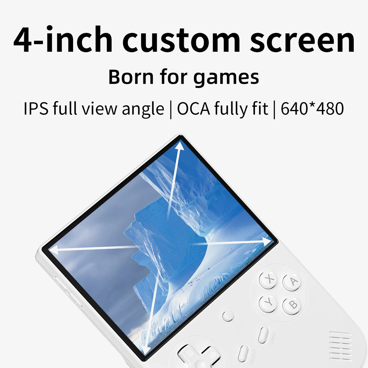 AMPOWN ANBERNIC RG40XX V Handheld Game Players 4.0''IPS Linux Video Retro Game Console Portable Gaming Console Spelcomputer Met
