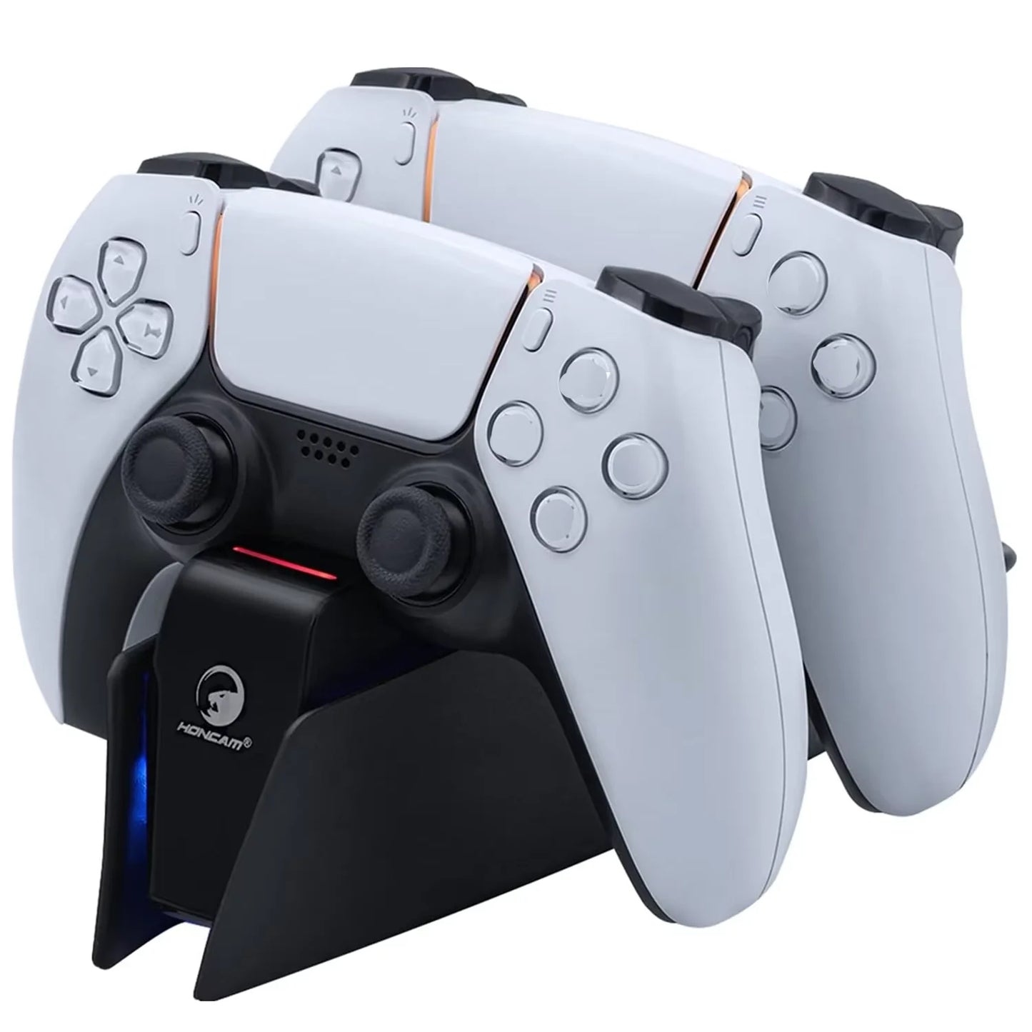 Controller Charging Station with Dual Fast Charger Dock for PS5 DualSense Wireless Controller with LED Charging Indicators