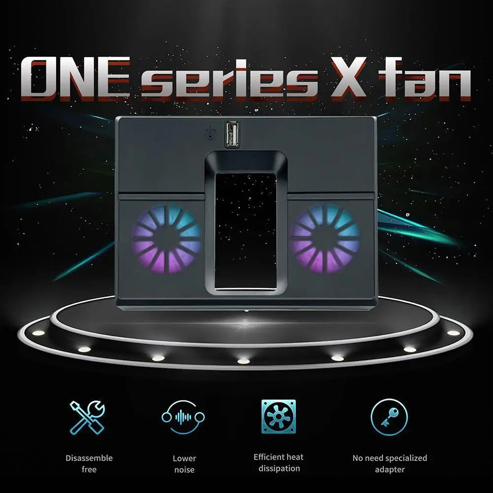 Cooling Fan for Xbox Series X Vertical Cooling Stand Cooling System with Colorful RGB Lights &  USB Port for Xbox Series X