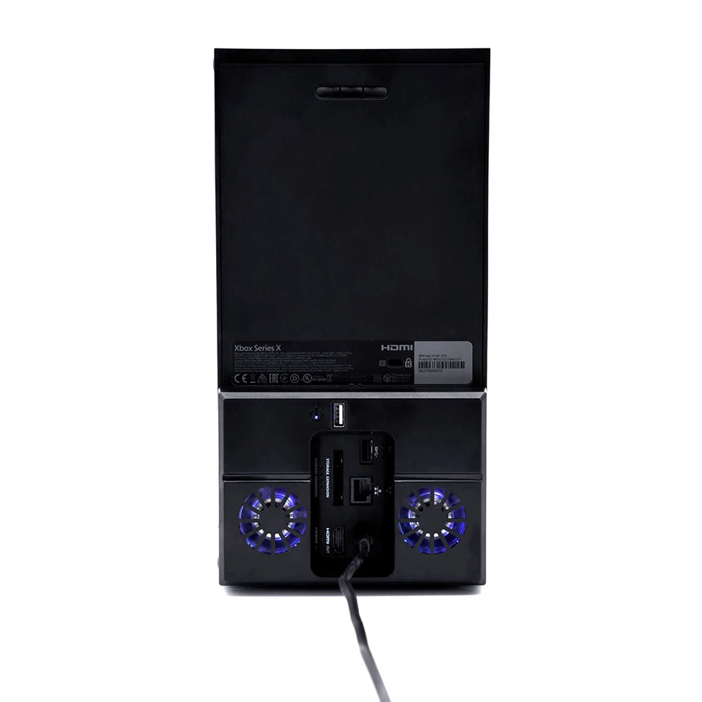 Cooling Fan for Xbox Series X Vertical Cooling Stand Cooling System with Colorful RGB Lights &  USB Port for Xbox Series X