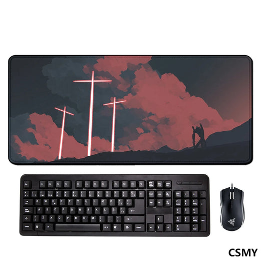 Gaming Accessories Large Mouse Pad 900x400 Desk Accessories Office Computer Mat Pc Gamer Desktops E-Evangelion Mousepad Xxl