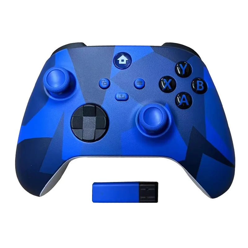 Upgraded 7 Colors RGB Wireless Controller XB023 for XBOX,Steam,Windows with Dual Vibration ,AUTO TURBO Function&Programmable