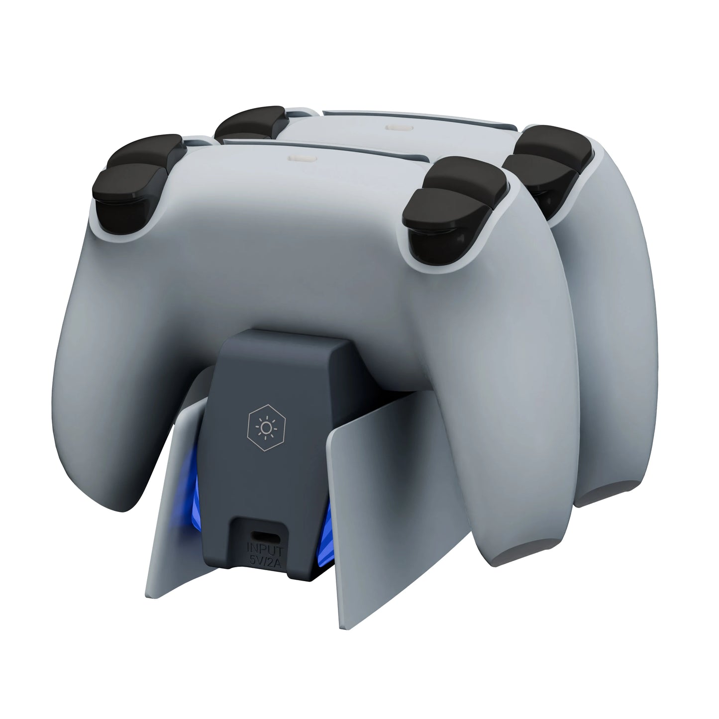 Controller Charging Station with Dual Fast Charger Dock for PS5 DualSense Wireless Controller with LED Charging Indicators