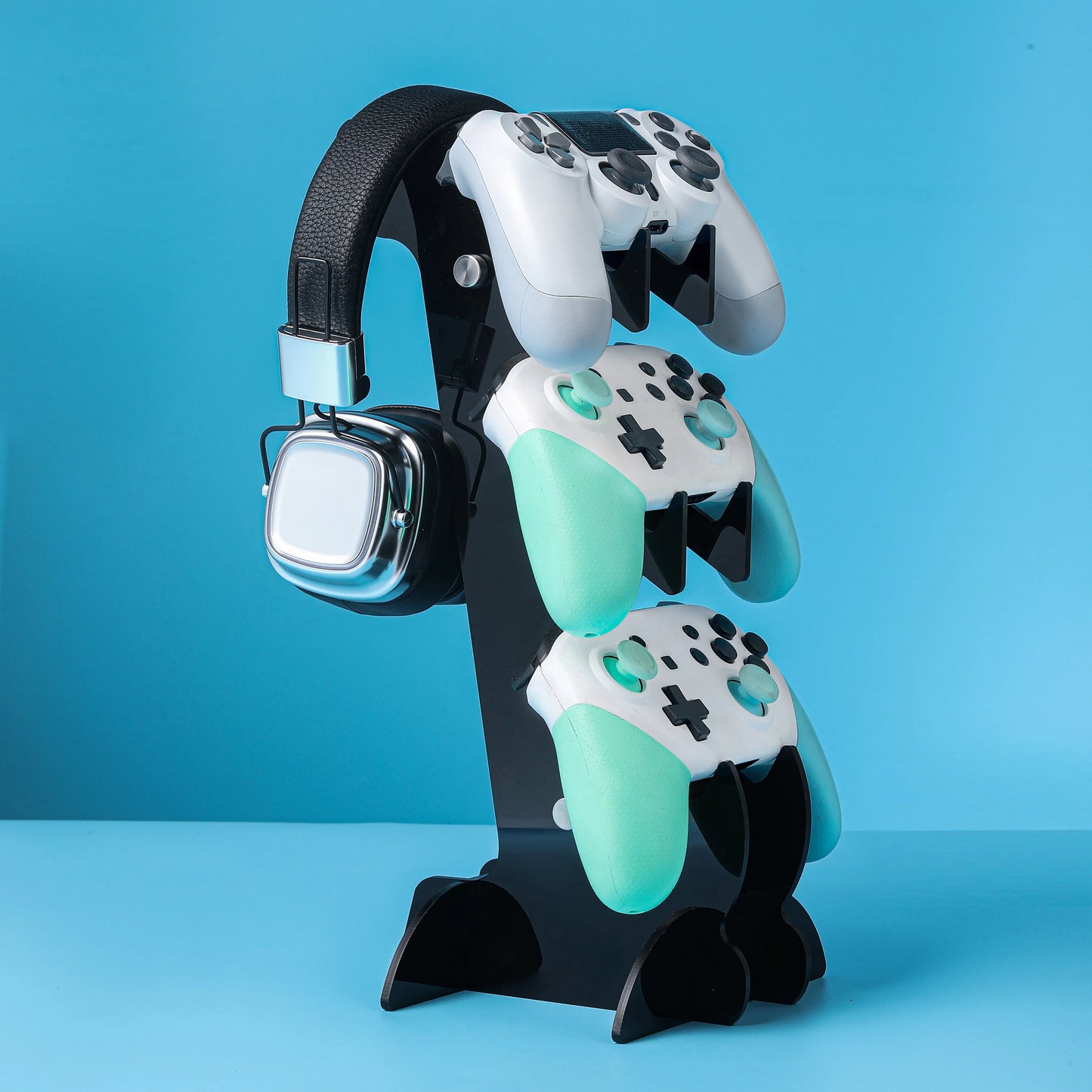 Suitable for PS5/PS4/Xbox/Switch universal controller/headphone three-layer stand