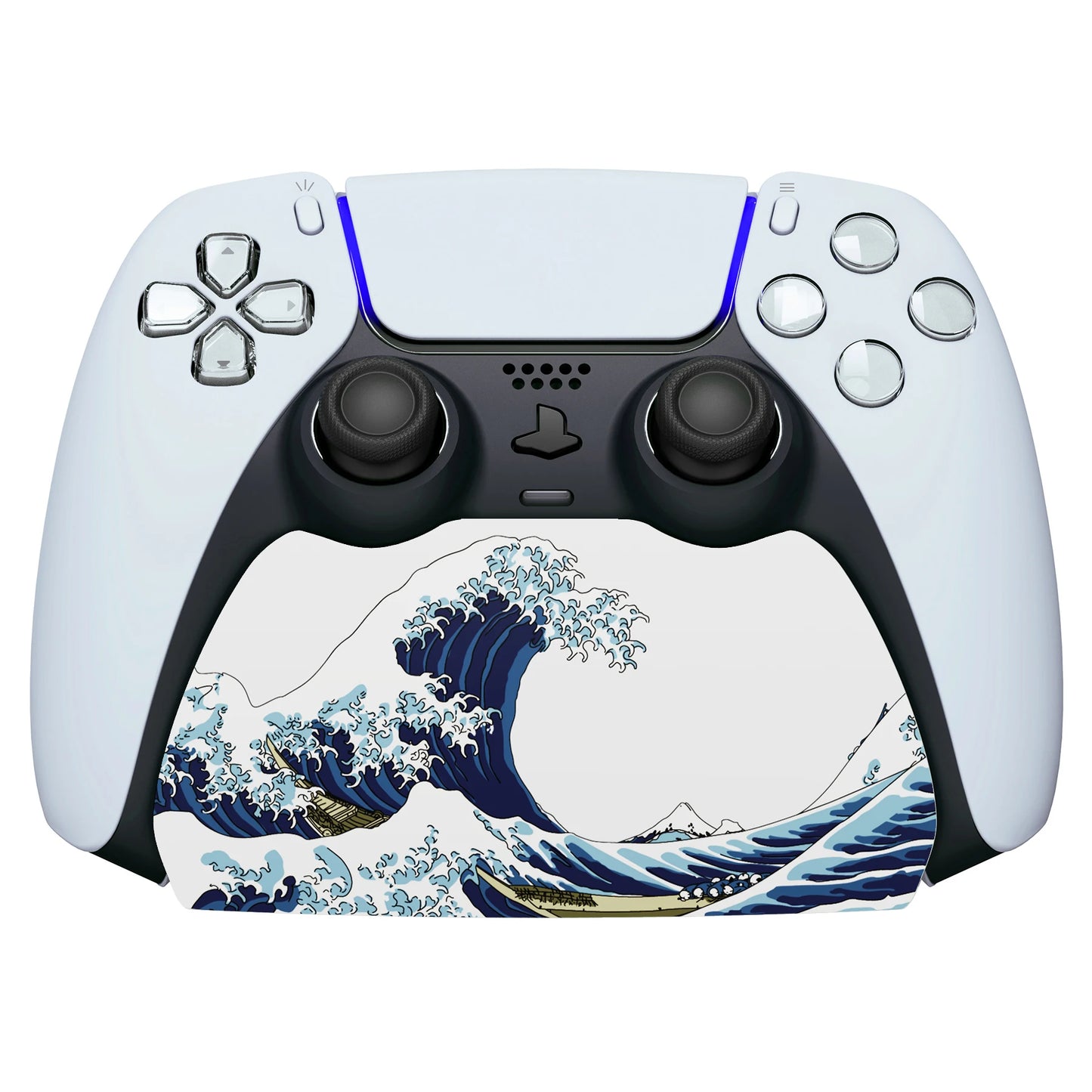 PlayVital Controller Display Stand for ps5, Gamepad Accessories Desk Holder with Rubber Pads for ps5 Controller - 4 Colors