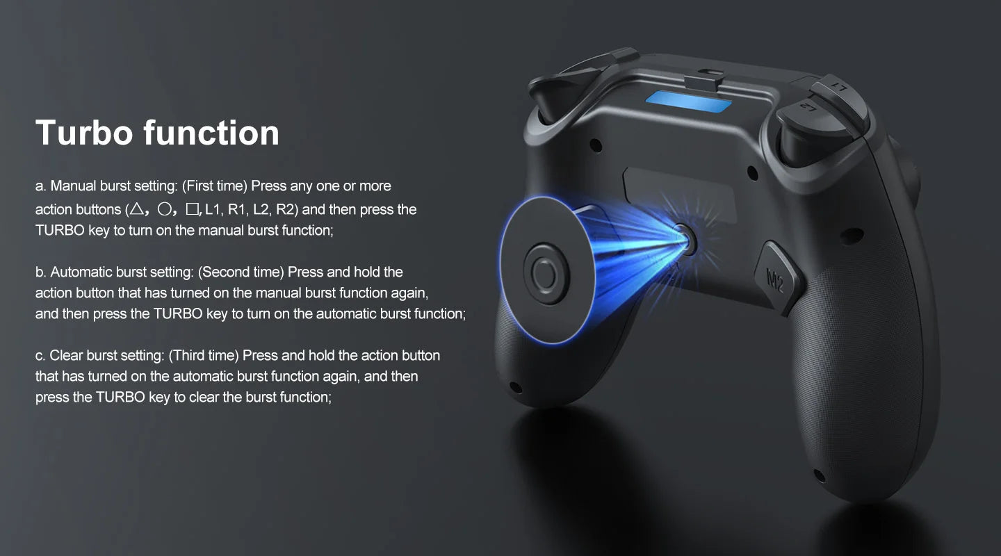 Wireless Game Controller For PS5 RGB Light Vibration Bluetooth Connection Gamepad For PlayStation 5 PS5 Slim Video Game Console