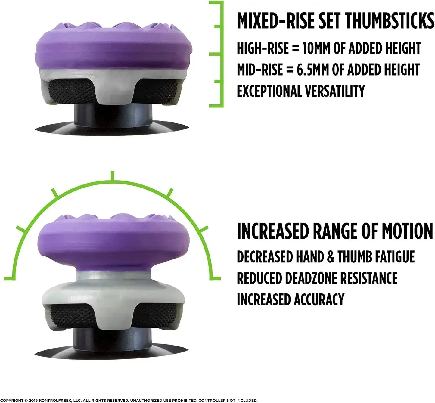 Freek Galaxy Performance Thumb Grip Caps Silicone Analog Stick Protect Non-Slip Cap Cover For Xbox one Series S/X Controller