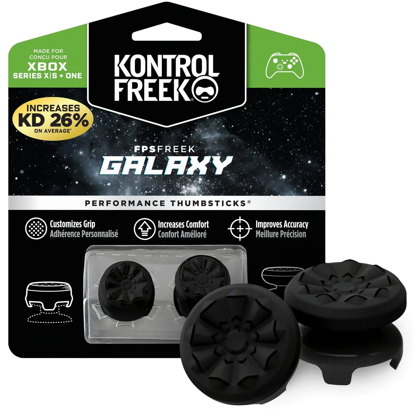 Freek Galaxy Performance Thumb Grip Caps Silicone Analog Stick Protect Non-Slip Cap Cover For Xbox one Series S/X Controller