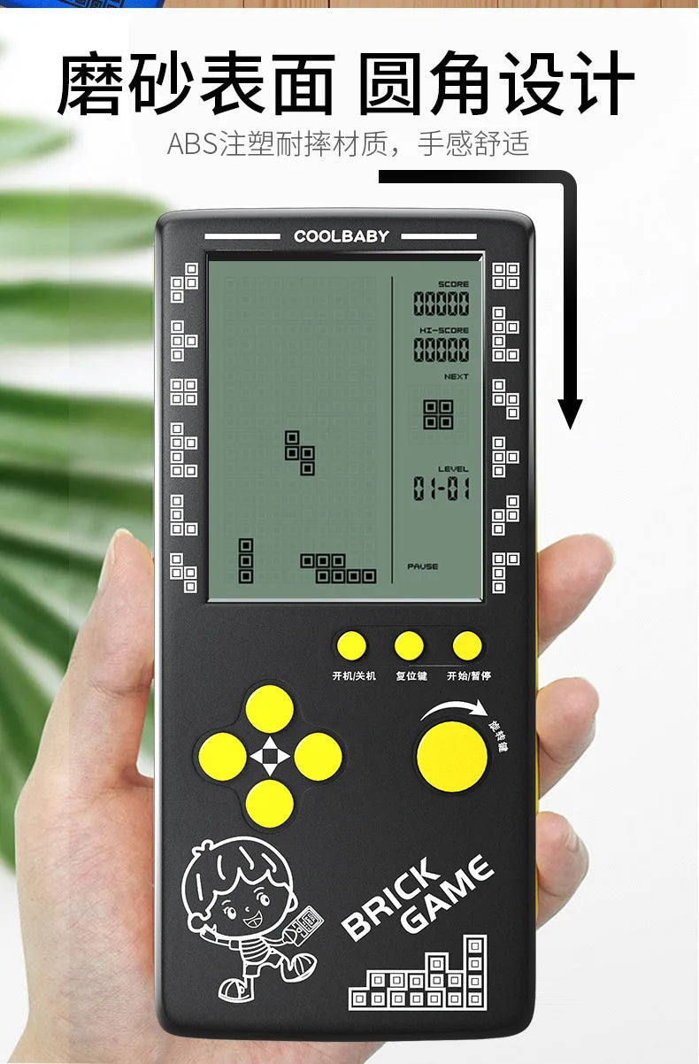 Portable Retro Gaming  Console 4.1 Inch Large Screen Children's Nostalgic Pocket Game Console Kids Game Toys