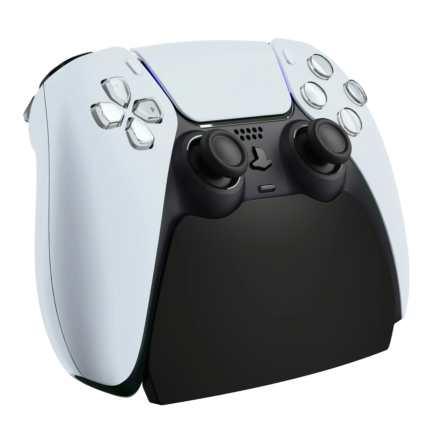 PlayVital Controller Display Stand for ps5, Gamepad Accessories Desk Holder with Rubber Pads for ps5 Controller - 4 Colors
