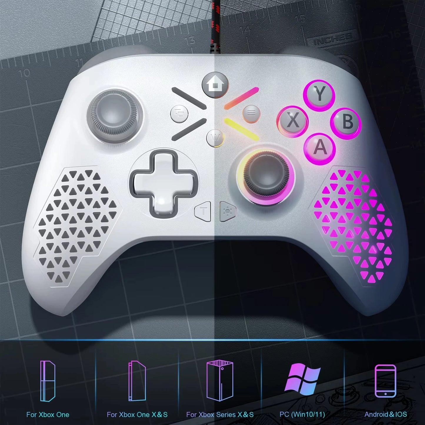 2.4G Wireless Gamepad For Xbox One ,Xbox Seris S ,X Console Window 7 8 10 pc With Dual Vibra/Six Axis Multi Game Controller