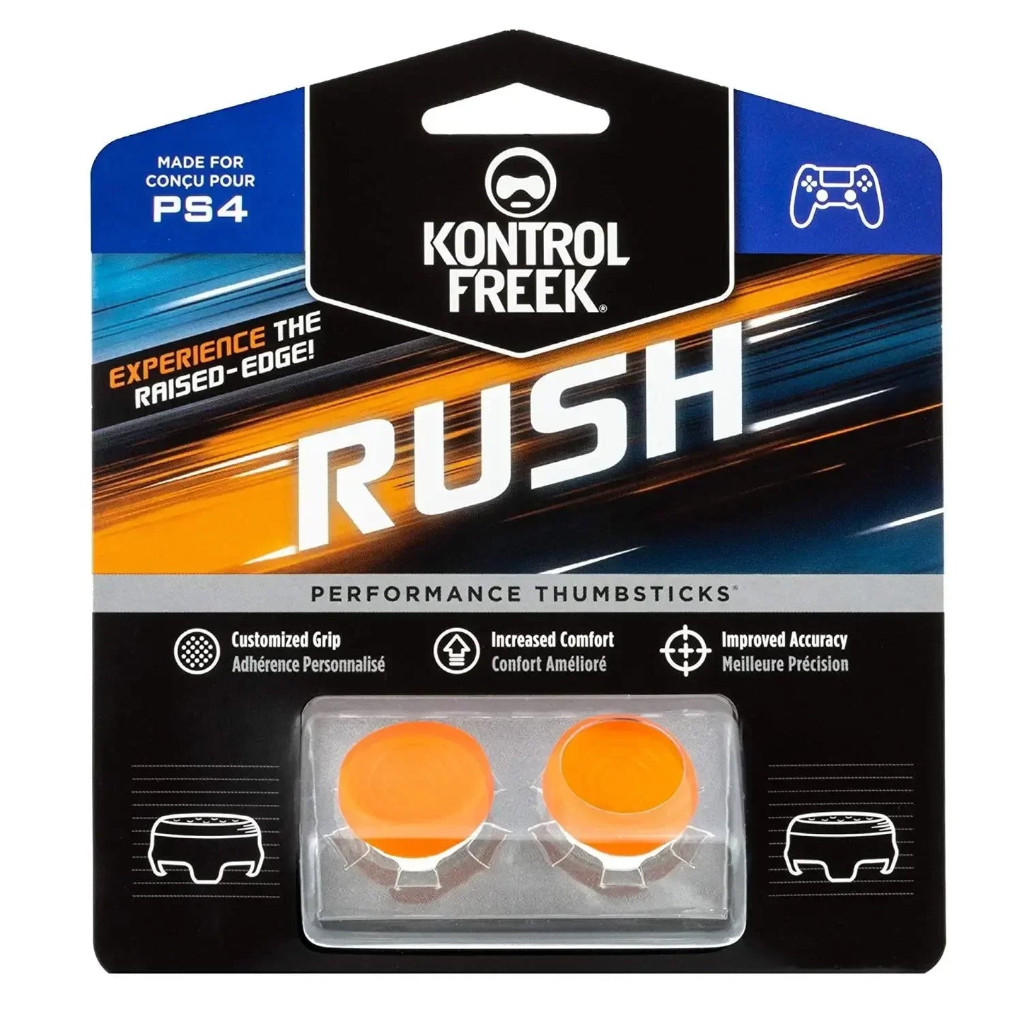 Freek Galaxy thumb grips with high performance for Playstation4 Playstation5 analog joystick controller in medium range shooting