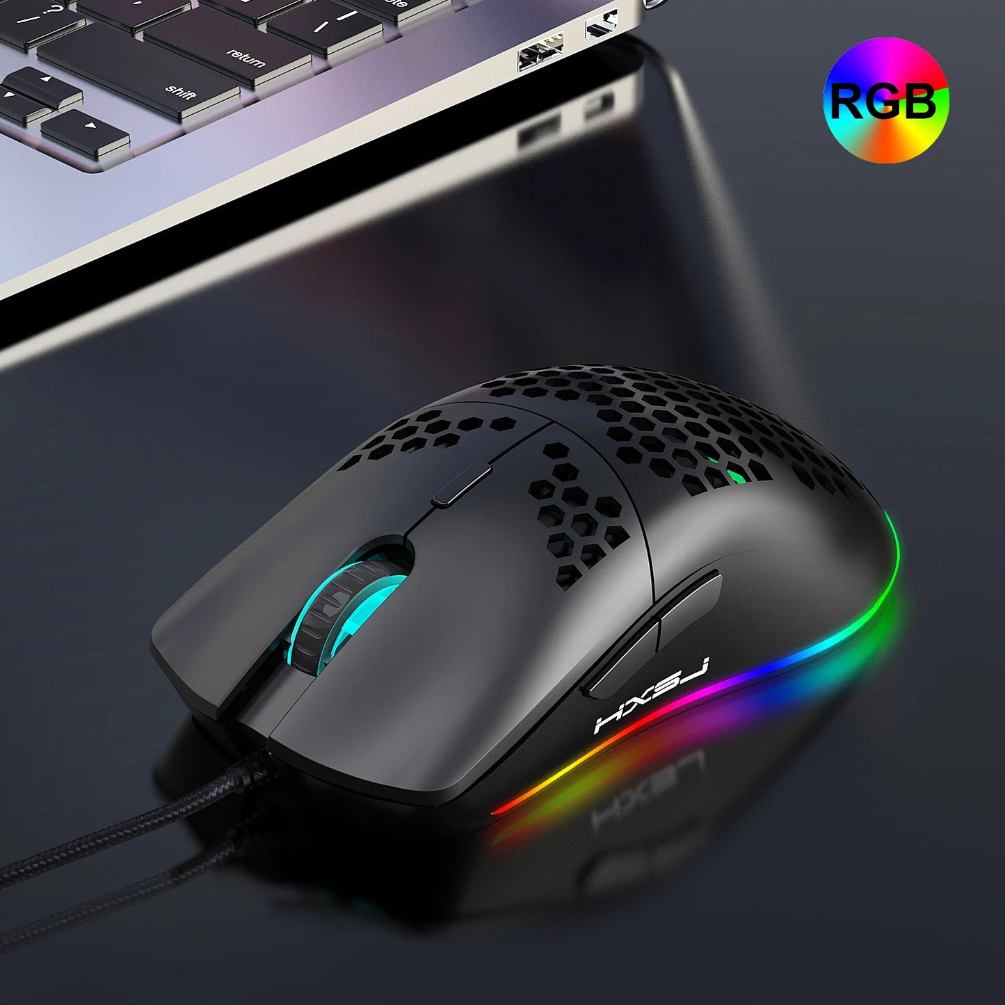 Gaming Keyboard And Mouse Combo,Mini Wired 61 Keyboard RGB Backlit 6400 CPI Mouse, Keyboard And Mouse Gaming For box PC Lapt