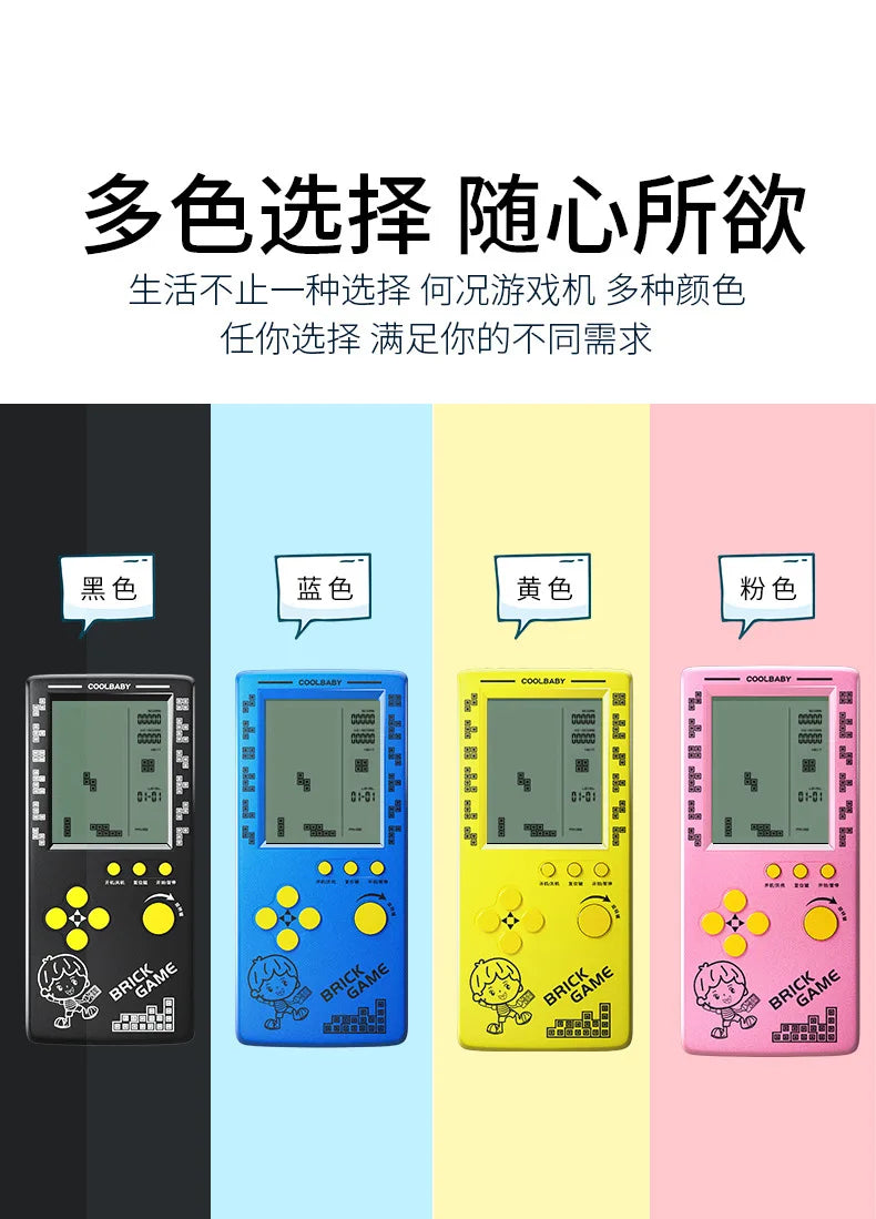 Portable Retro Gaming  Console 4.1 Inch Large Screen Children's Nostalgic Pocket Game Console Kids Game Toys
