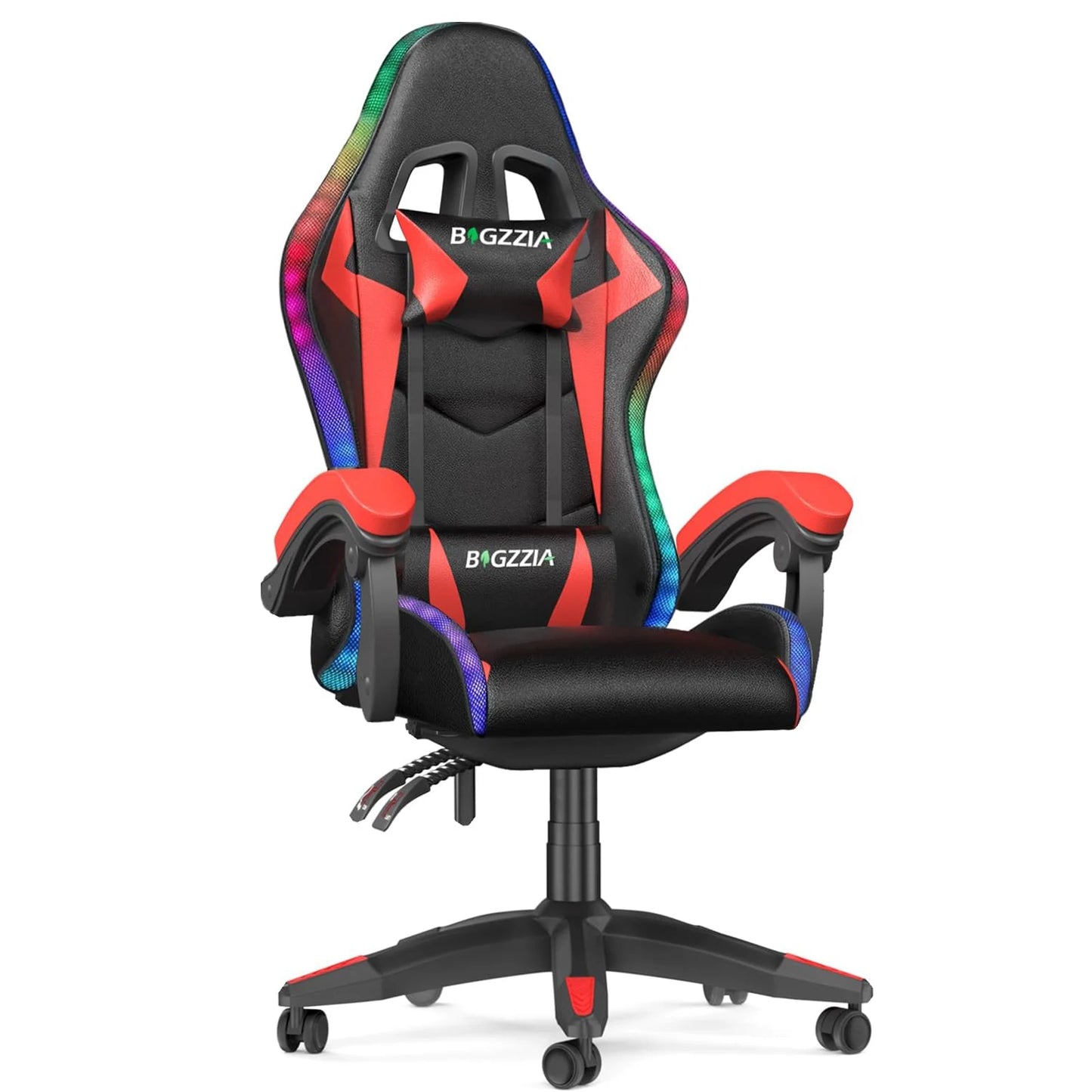 Gaming Chair with LED Gaming Chair Gamer Chairs RGB Light Lighting Computer Chair Height Adjustable Ergonomic Office Chair